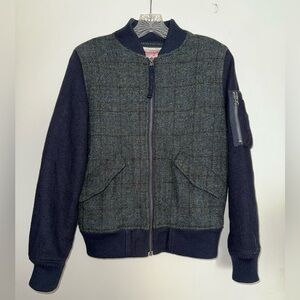 Harris Tweed X Sevendays Sunday Bomber Jacket